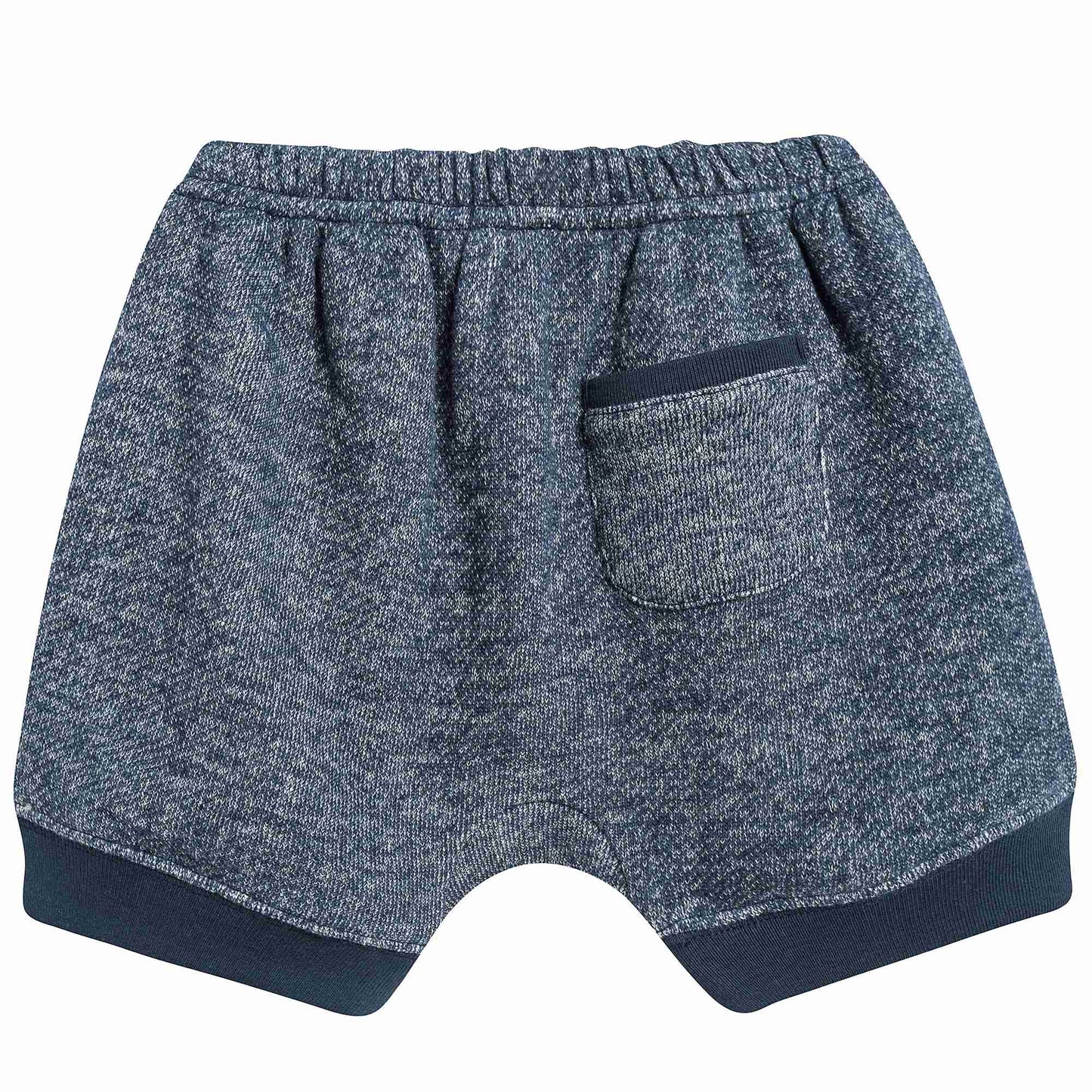 Baby Navy Cotton Jersey Shorts