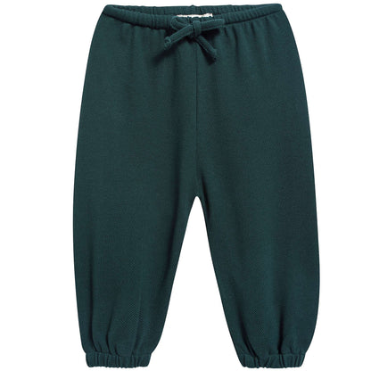 Baby Forest Green Jersey Trousers