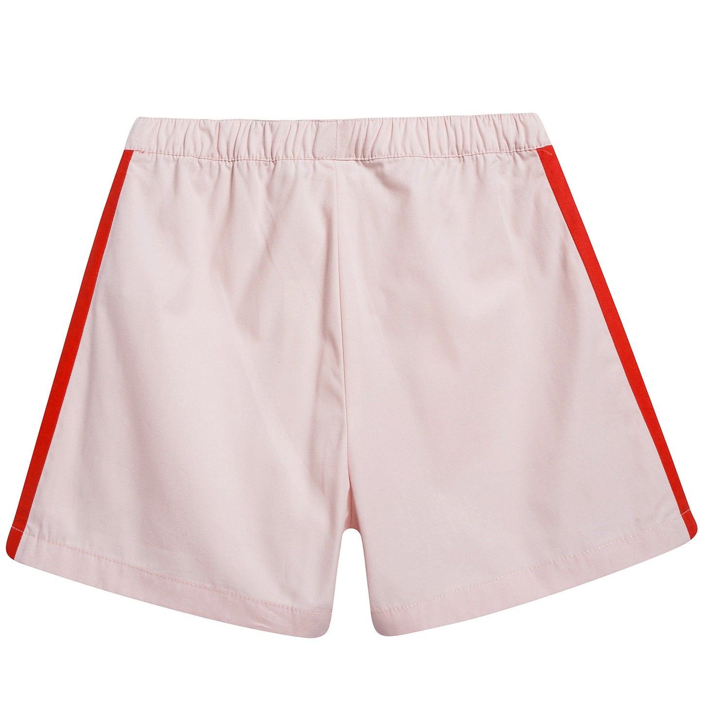 Girls Light Pink & Carmine Shorts