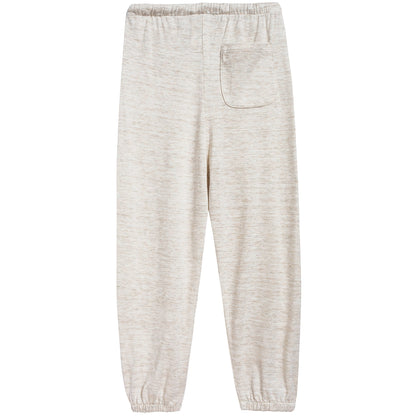 Girls & Boys Oatmeal Jersey Trousers