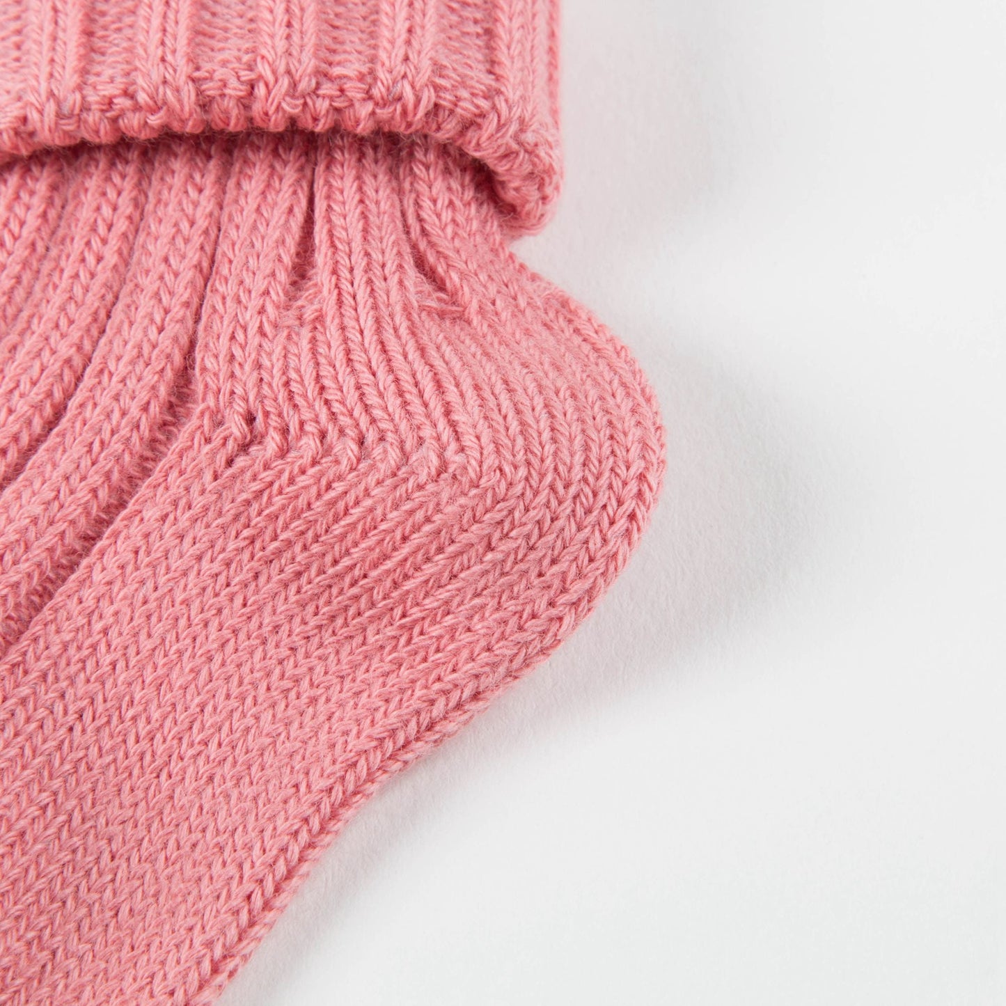 婴儿牡丹粉棉短袜