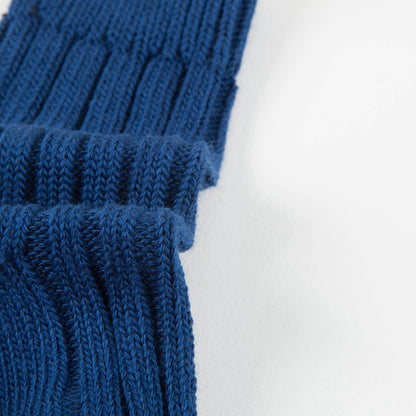 Baby Rich Blue Cotton Knitwear Socks