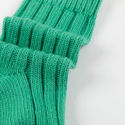 Baby Bright  Green Cotton Knitwear Socks