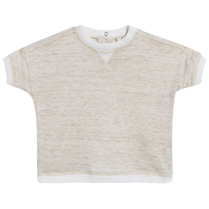 Baby Oatmeal Cotton Jersey T-Shirt
