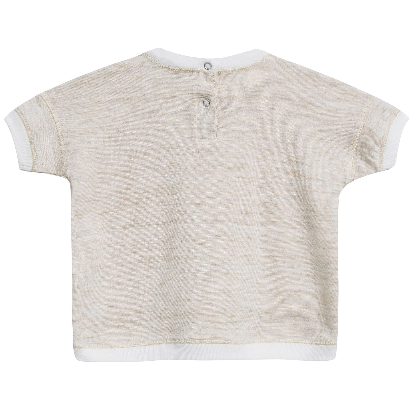 Baby Oatmeal Cotton Jersey T-Shirt