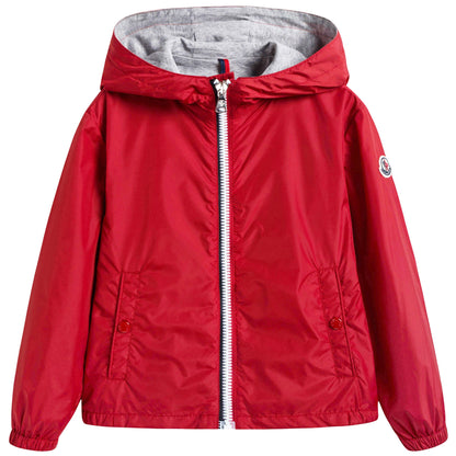 Boys Red Windbreaker Jacket