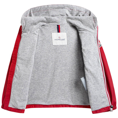 Boys Red Windbreaker Jacket