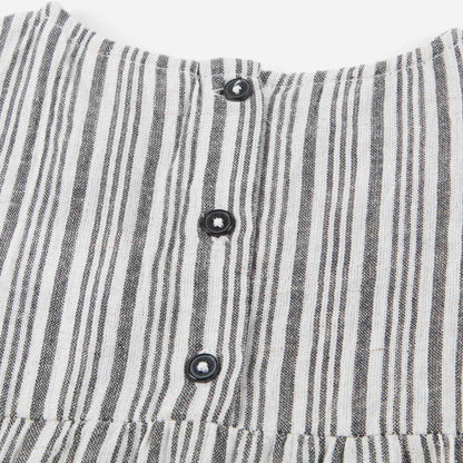 Girls Black & White "Stripes  B&W" Tunic