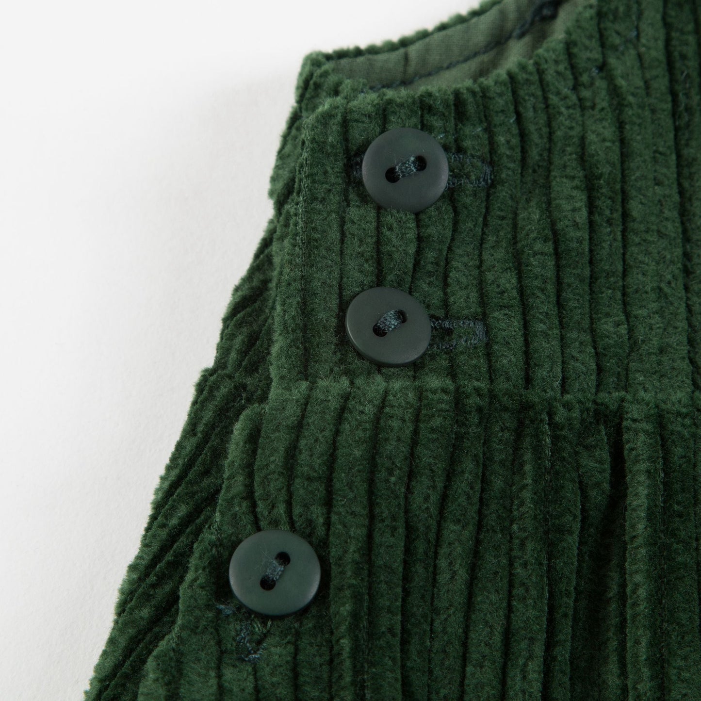 Baby Green Cotton Woven Romper