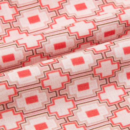 Baby Girls Kaleido Red Woven Dress