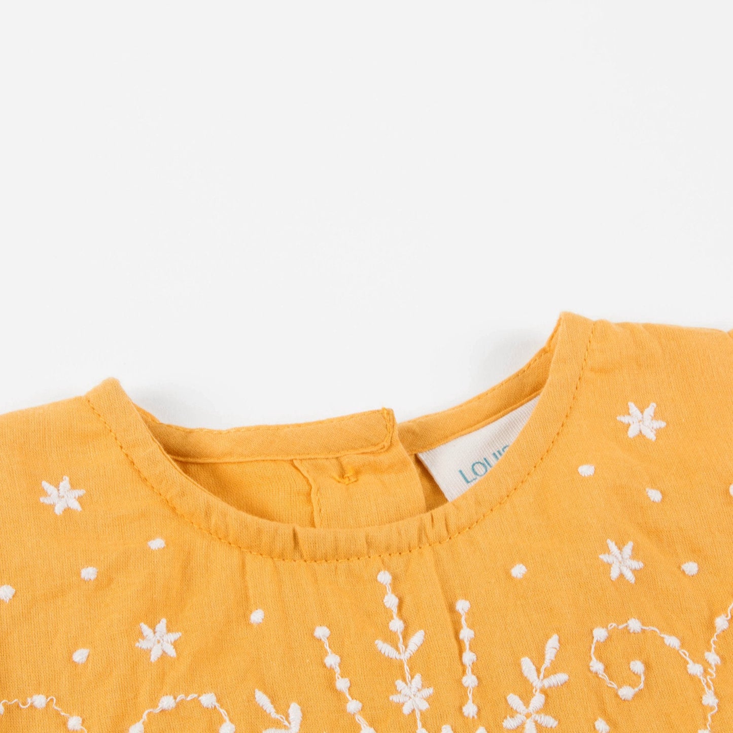 Baby Saffron Cotton Dress