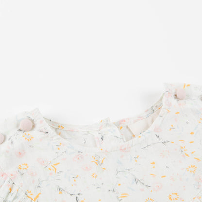 Baby Girls Multicolor  "Cotton  Flowers"  Tunic
