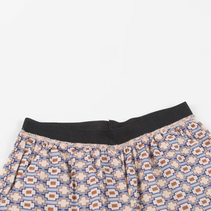 Girls & Boys Kaleido Blue Woven Shorts