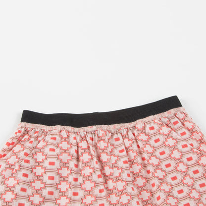 Baby Girls Kaleido Red Woven Shorts
