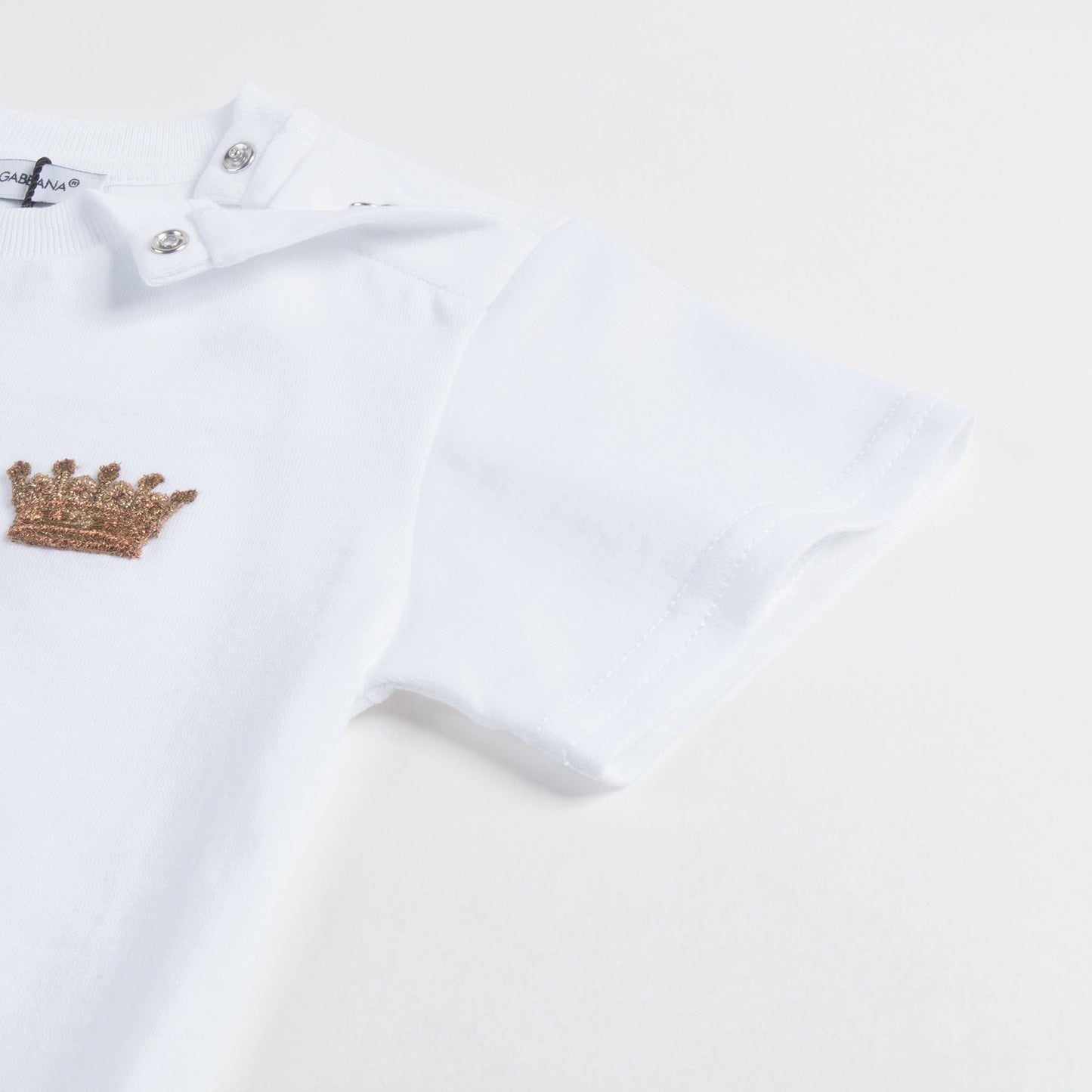 Baby  White Cotton T-shirt