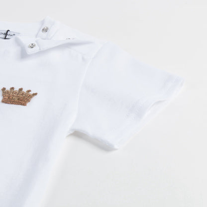 Baby  White Cotton T-shirt