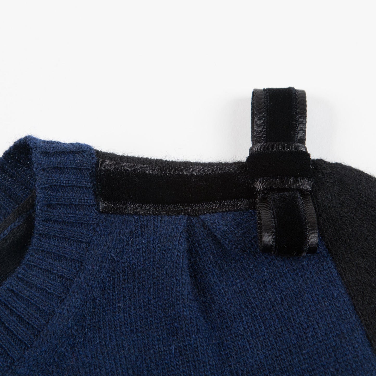 Girls  Blue  Bow  Tie  Cardigan