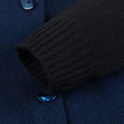 Girls  Blue  Bow  Tie  Cardigan