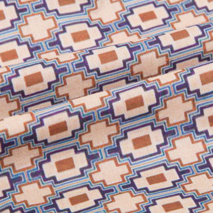 Baby Kaleido Blue Woven Trousers