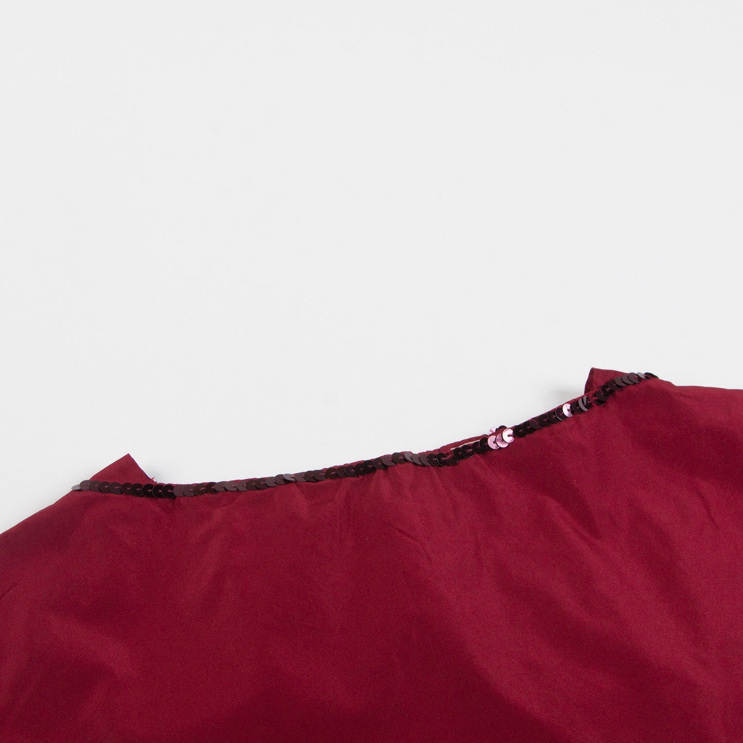 Girls  Pompeian  Red   Woven  Party  Dress
