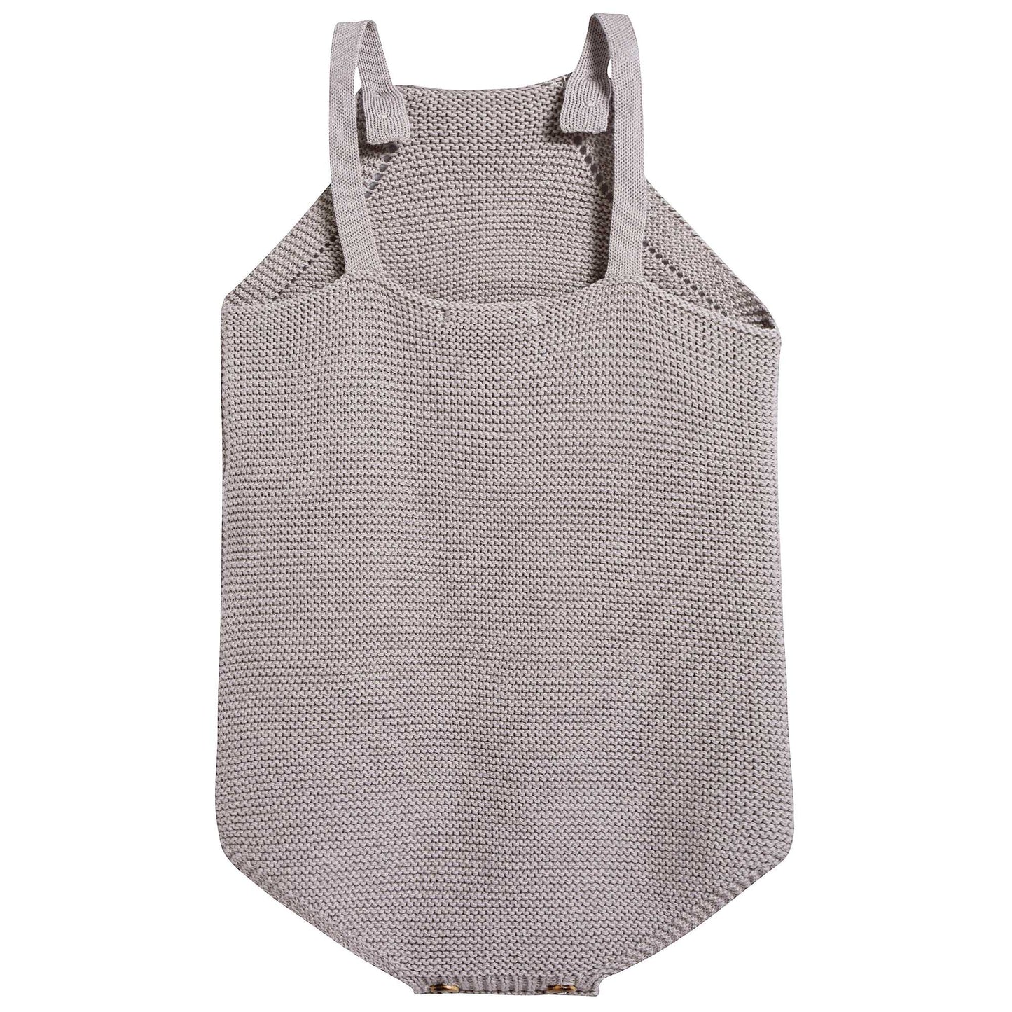 Baby Light Heather Cotton Knitwear Romper