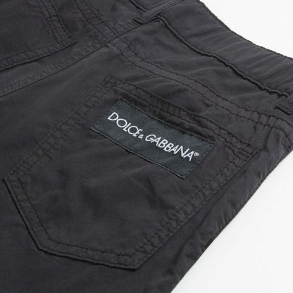 Boys Black Denim Shorts