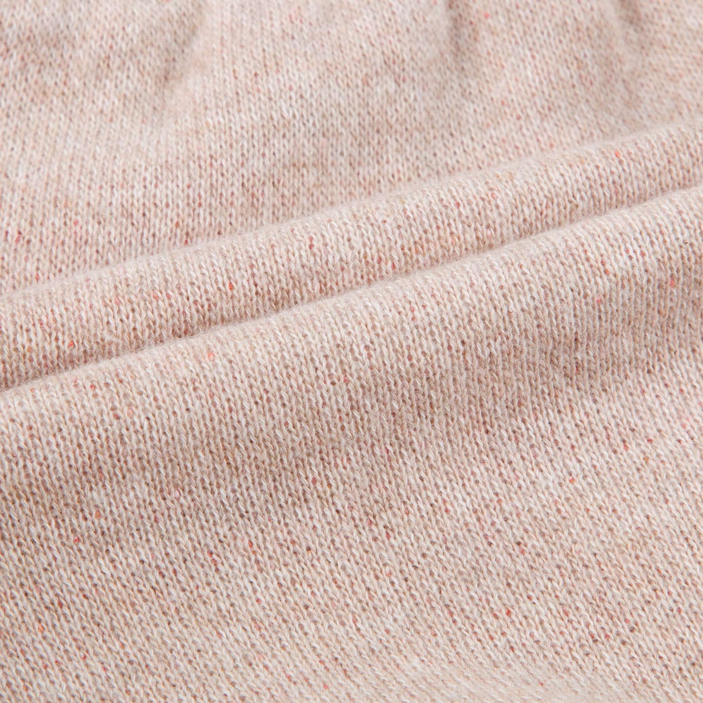 Girls Pink Oatmeal Cotton Jersey Shorts
