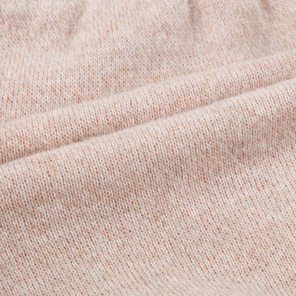Girls Pink Oatmeal Cotton Jersey Shorts