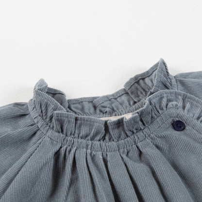Baby Girls Grey Cotton Dress