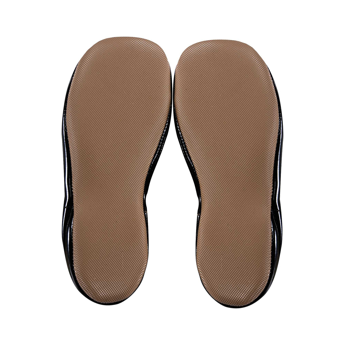 Girls Black Glossy Leather Shoes