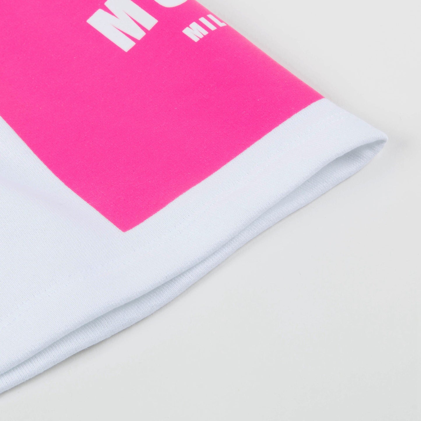 Girls White Logo Cotton Fleece Skirt