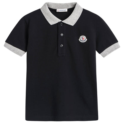 Boys Black Polo Shirt