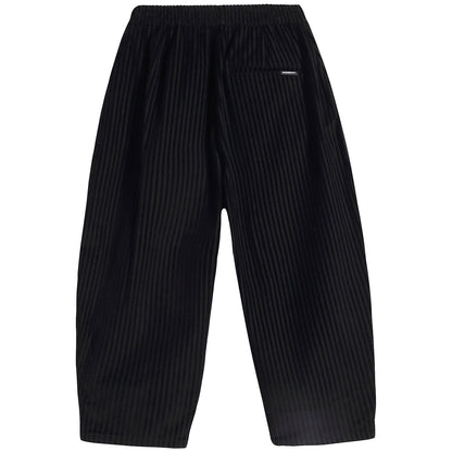 Girls Black Wide Trousers