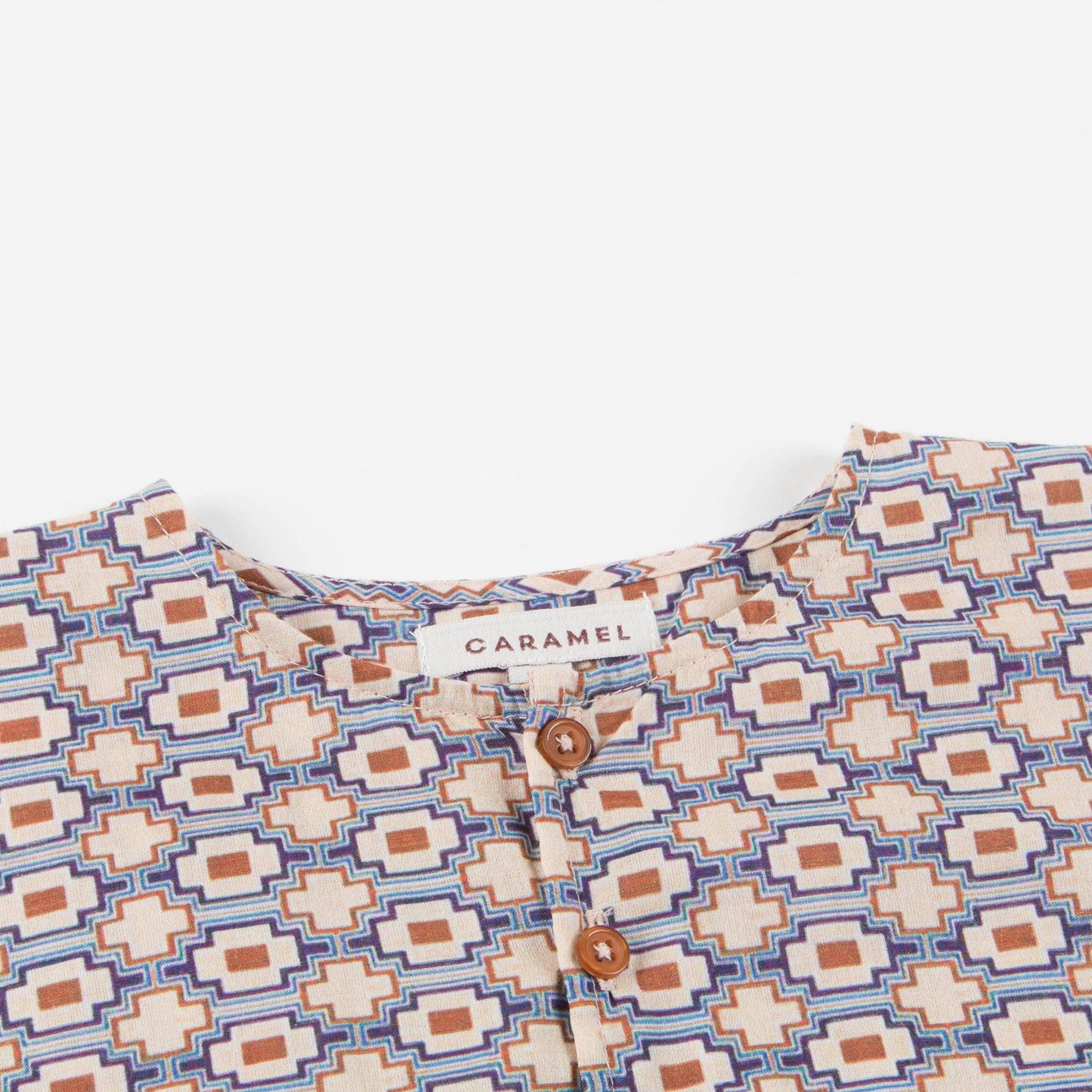 Baby Kaleido Blue Woven T-shirt