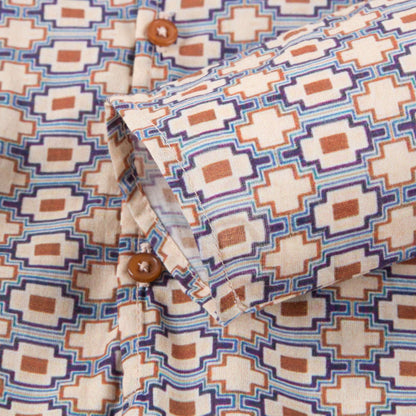 Baby Kaleido Blue Woven T-shirt
