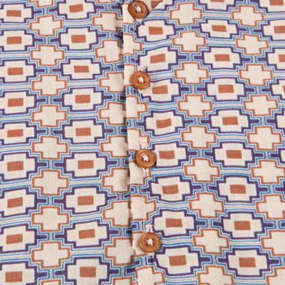 Baby Kaleido Blue Woven T-shirt