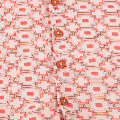 Baby Kaleido Red Woven T-shirt