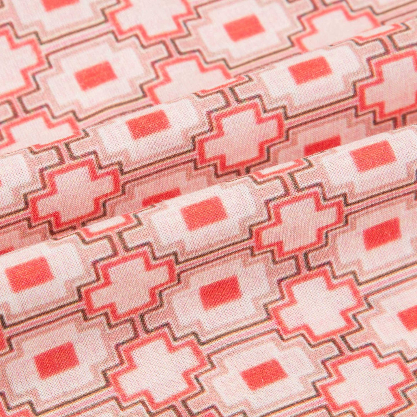 Baby Kaleido Red Woven T-shirt
