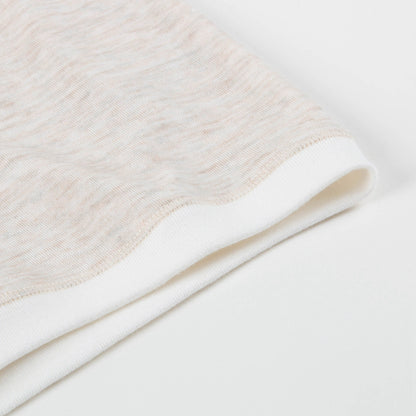 Girls & Boys Oatmeal Cotton Jersey T-Shirt