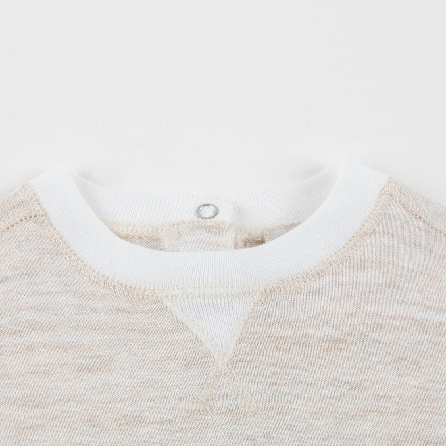 Baby Oatmeal Cotton Jersey T-Shirt