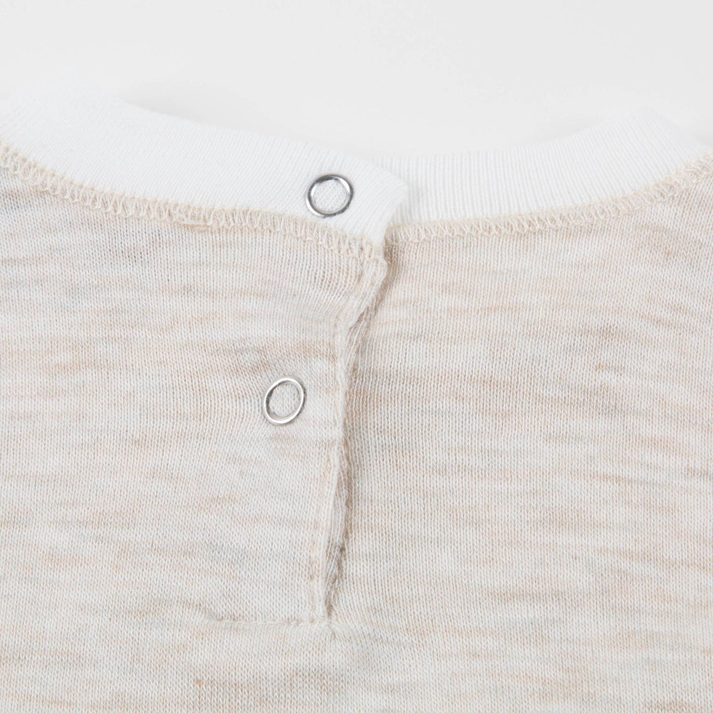 Baby Oatmeal Cotton Jersey T-Shirt
