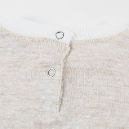 Baby Oatmeal Cotton Jersey T-Shirt