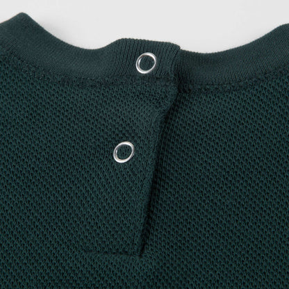 Baby Forest Green Cotton Jersey T-Shirt