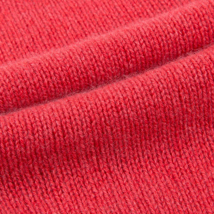 Baby Girls Red Rose Cashmere Knitwear Cardigan