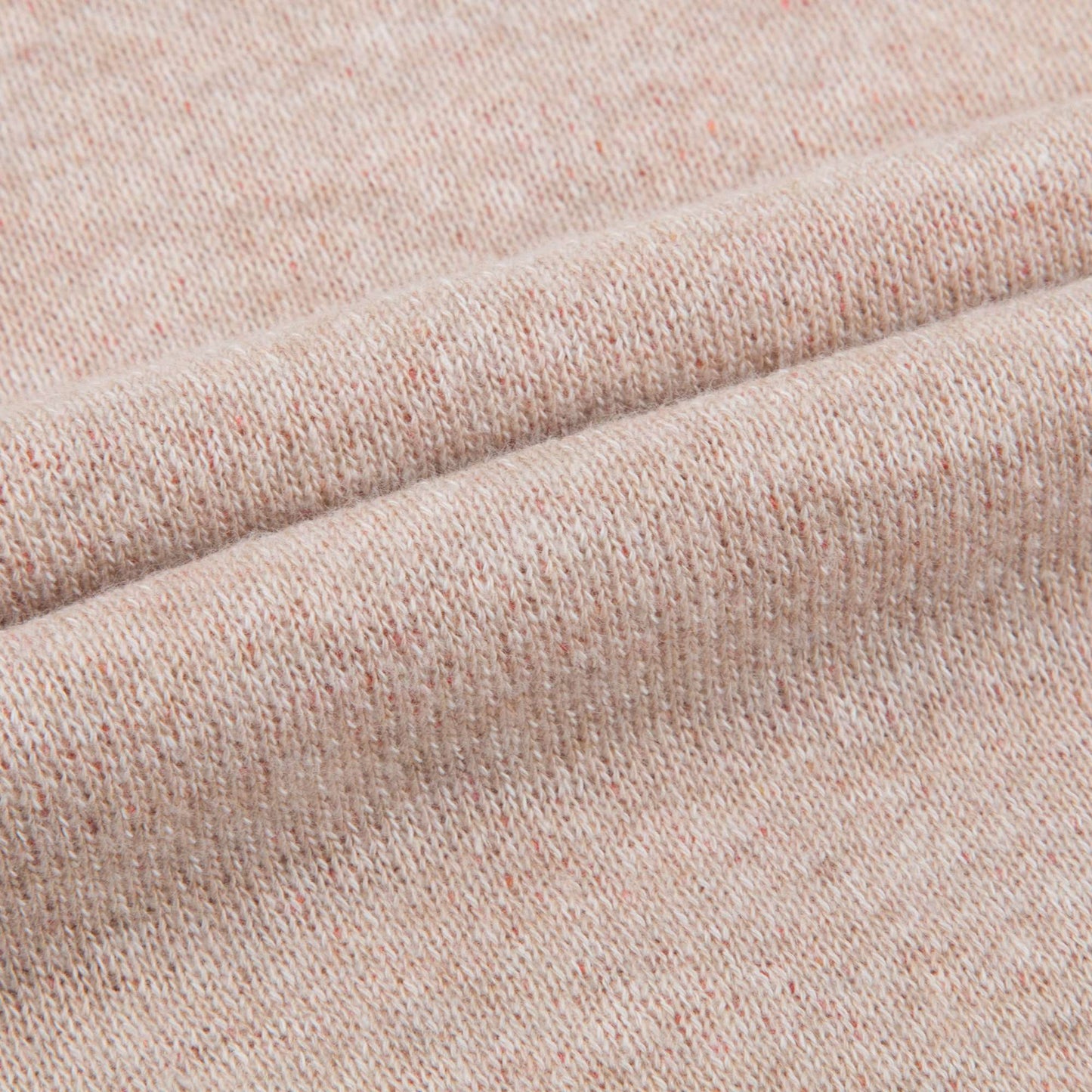 Girls Pink Oatmeal Cotton Jersey Sweatshirt