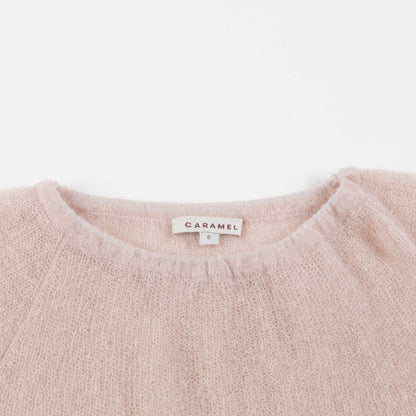 Girls Sand Knitwear Jumper