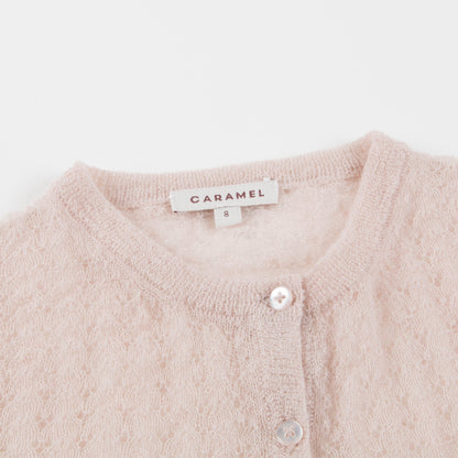 Girls Sand Knitwear Cardigan