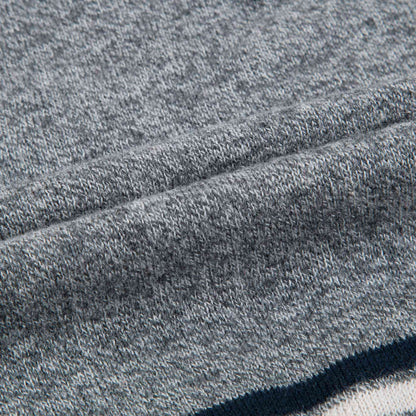 Baby Boys Charcoal Cotton Knitwear Jumper