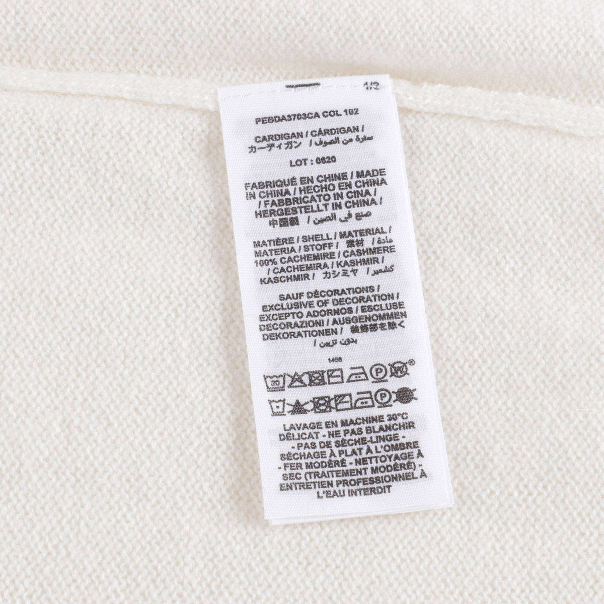 Boys & Girls Off White Cardigan