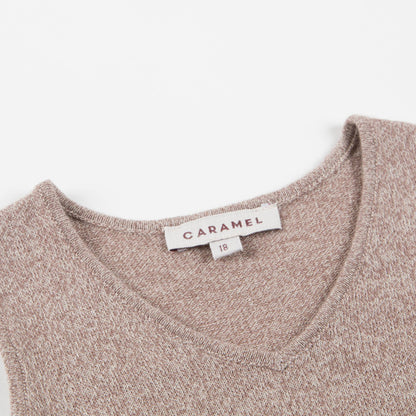 Baby Mocha Cotton Knitwear Vest